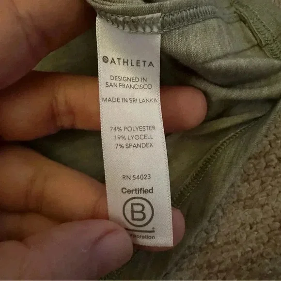 Athleta Essence Tie Back Racerback Tank Top Size M Exercise Athletic Yoga - Picture 12 of 16